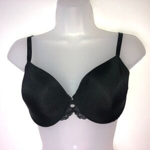 Victoria's Secret IPEX Light Padding Full Coverage Black Bra 34D
